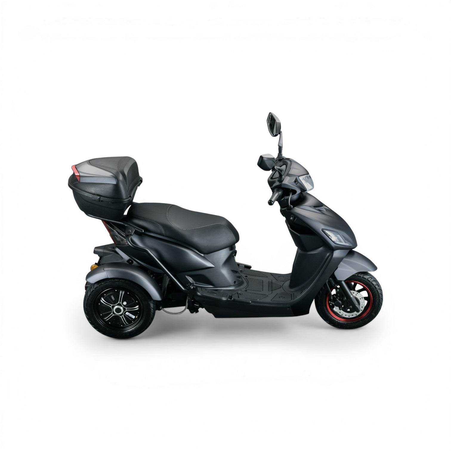 IVA T3 2.0 Sport scootmobiel in matgrijs, met comfortabele zit en compacte ontwerp voor gemakkelijk gebruik